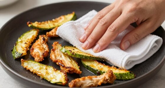 pre dry foods for crispiness