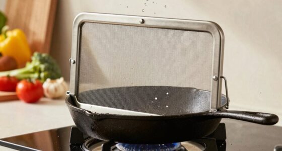 reducing grease splatter cleanup