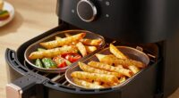 rotating baskets for even cooking