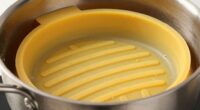 silicone inserts simplify cleaning