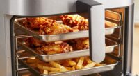 tall trays decrease crispiness