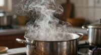 unexpected smoke during reheating