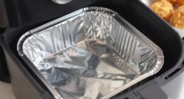 using foil safely in air fryer