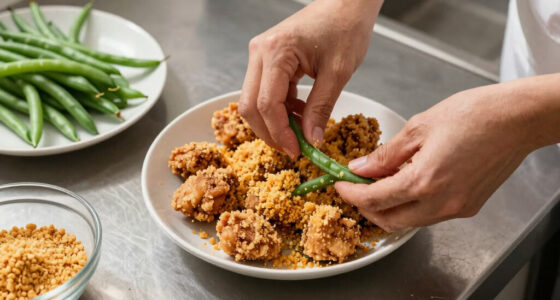 Georgina Hayden’s quick and easy recipe for panko chicken with green bean and cabbage salad with miso dressing | Quick and easy