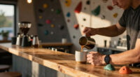 How I Got My Job Running Cafes Out of Climbing Gyms