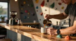 How I Got My Job Running Cafes Out of Climbing Gyms