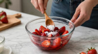 How to Macerate Strawberries With Sugar