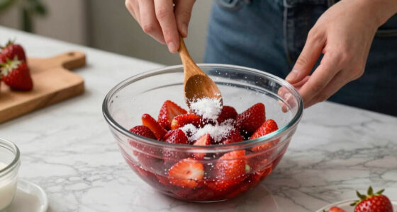 How to Macerate Strawberries With Sugar