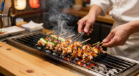 Japanese street yakitori