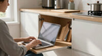 This Small Home Didn’t Have Room for an Office — An IKEA Cabinet Solved That