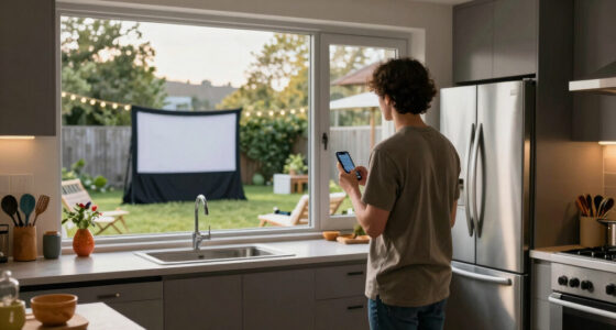 A Backyard Has An Outdoor Movie Screen — And I Can’t Stop Thinking About It
