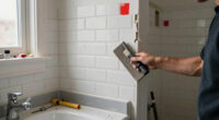 A Dingy Bathroom Gets A Bright, Farmhouse Redo In 5 Days For Only $800