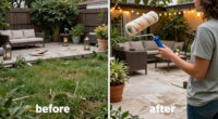 Before And After: A Sad Backyard Becomes An Outdoor Living Room
