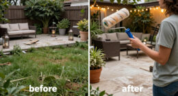 Before And After: A Sad Backyard Becomes An Outdoor Living Room
