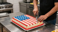 Martha Stewart Serves Huge American Flag Cake with 250 Pieces for Founding Father-Themed Party