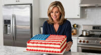 Martha Stewart Serves Huge American Flag Cake with 250 Pieces for Founding Father-Themed Party