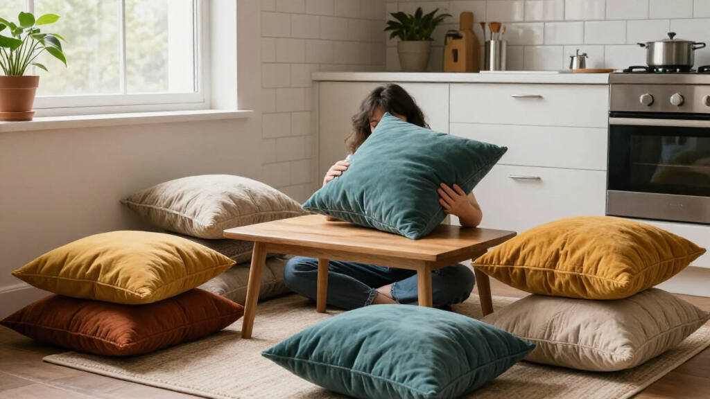 10 Floor Cushions That Instantly Create Cozy Reading Nooks (And Extra Seating!)