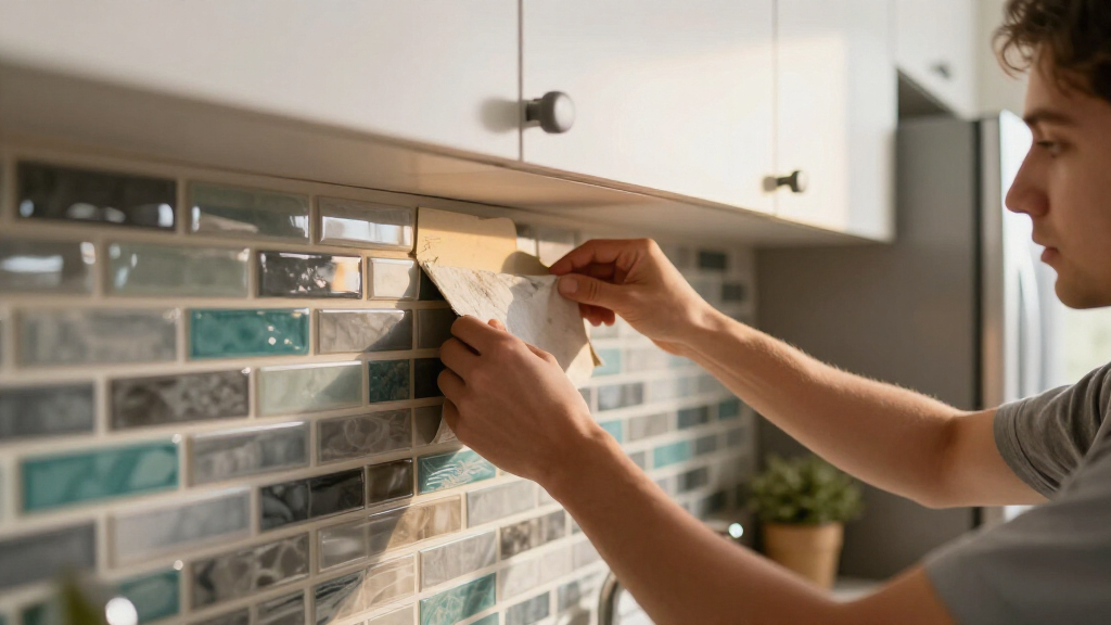 A Kitchen Redo With Renter-Friendly Hacks Has The Right Amount Of Drama