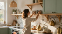 A Renter-Friendly Redo Took A Mint Green Kitchen From Dated To Boho