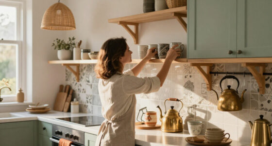 A Renter-Friendly Redo Took A Mint Green Kitchen From Dated To Boho