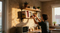 A Renter-Friendly Wall And IKEA BILLY Created A Moody Office
