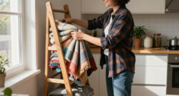 Aldi's Best-Selling Blanket Storage Ladder Is Finally Back