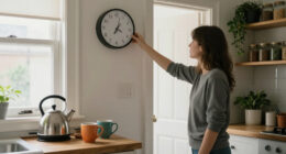 I Moved A Clock To My Bathroom, And It Changed My Morning Routine Forever