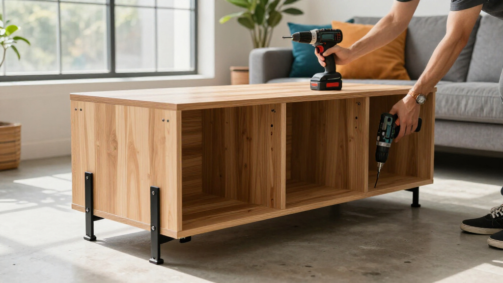 They Made A Blank-Box Living Room Look Custom Without Hiring A Carpenter