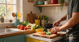 A $180 Kitchen Redo Has So Many Vibrant Colors And Renter-Friendly Hacks