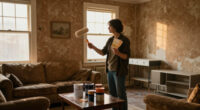 A Dark And Dated Living Room Gets A Dramatic Designer Makeover