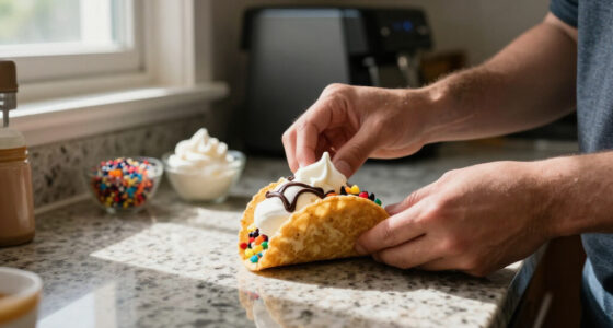 Taco Bell Ice Cream Taco