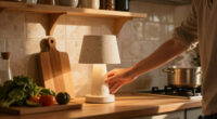 Walmart's New $25 Travertine-Look Lamp Looks Shockingly High-End