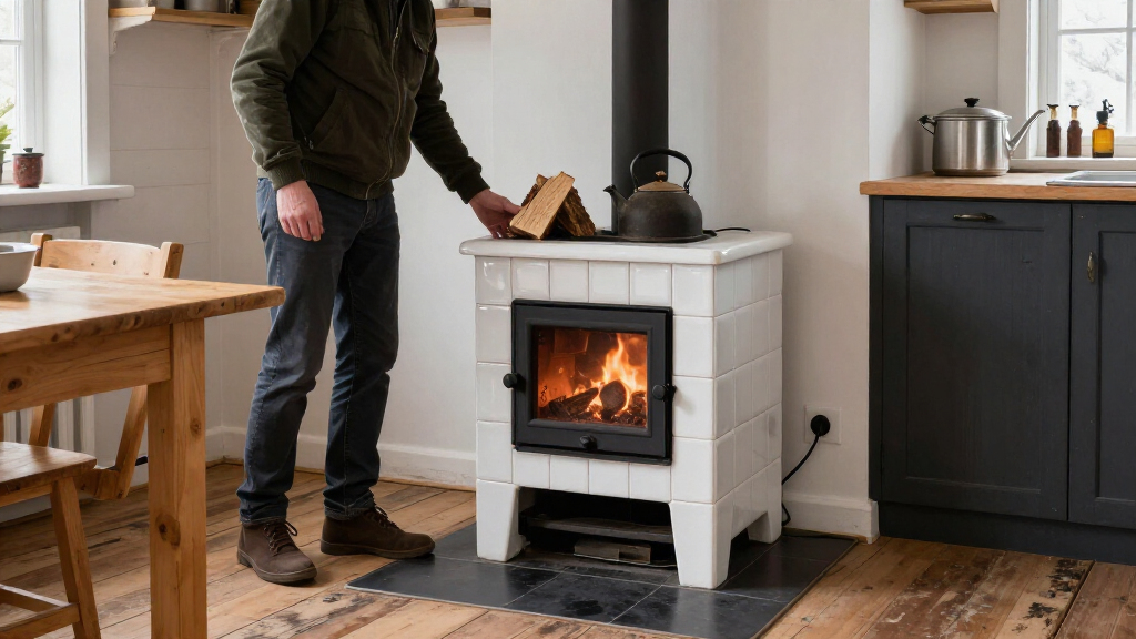 Forget Conventional Woodburners, These Centuries-Old Swedish Ceramic Stoves Aren't Just More Efficient, They Make A Better Design Centerpiece