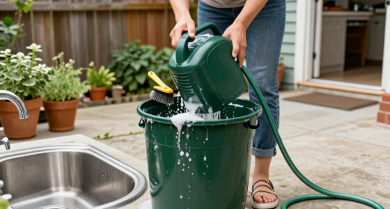 Smelling Your Garbage Cans? The Underrated Trick To Give Them A Deep Clean