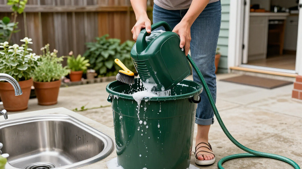 Smelling Your Garbage Cans? The Underrated Trick To Give Them A Deep Clean